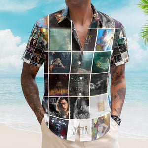 Hozier Album Collage Hawaiian Shirt Indie Folk Music Fan Shirt