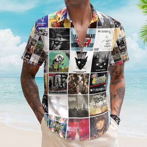 My Chemical Romance Hawaiian Shirt Iconic Album Collage Emo Rock Style