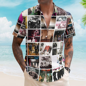 The Jam Album Collage Hawaiian Shirt Rock Music Band Fan Shirt