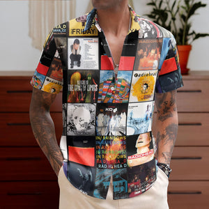 Radiohead Nostalgia Collage Hawaiian Shirt Iconic Album Memories Gift
