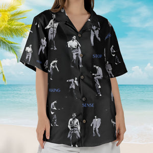 Stop Making Sense Talking Heads David Byrne Hawaiian Shirt Retro Music Inspired Aloha Shirt