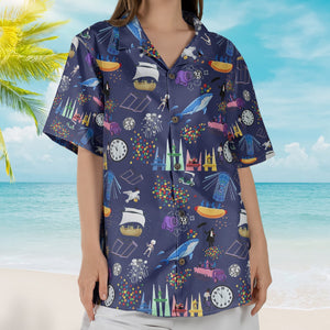 Phish Band NYE Gag It's Ice Cream Hawaiian Shirt Retro Music Inspired Concert Vacation Aloha Shirt