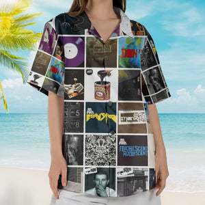 Arctic Monkeys Album Collage Hawaiian Shirt Rock Music Band Fan Shirt