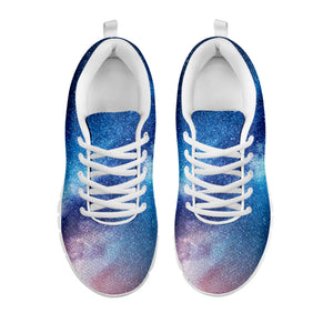 Night Sky Milky Way Print White Running Shoes