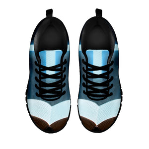 Shining Holy Bible Print Black Running Shoes
