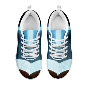 Shining Holy Bible Print White Running Shoes