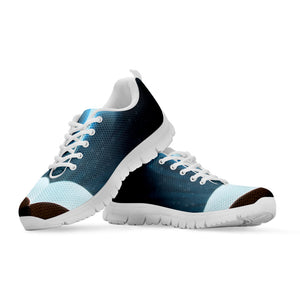 Shining Holy Bible Print White Running Shoes