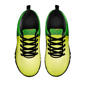 Softball Field And Ball Print Black Running Shoes
