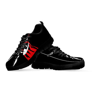 Spartan Warrior Print Black Running Shoes