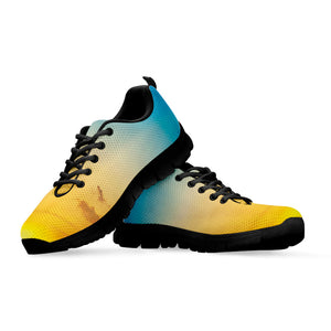 Sunrise Horizon Print Black Running Shoes