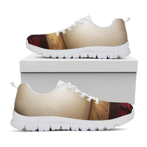Theater Stage Print White Running Shoes