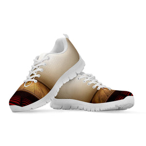 Theater Stage Print White Running Shoes