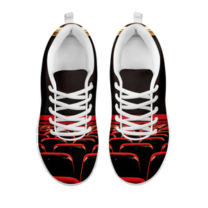 Theatre Stage Print White Running Shoes