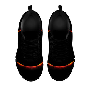 Total Solar Eclipse Print Black Running Shoes