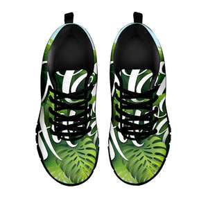 Toucan Aloha Hawaii Print Black Running Shoes