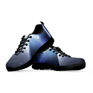 UFO Pyramid Print Black Running Shoes