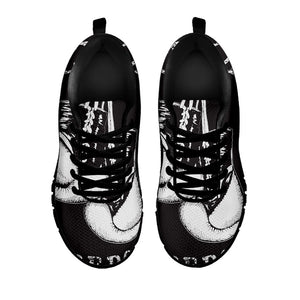 Victory King Of Boxing Print Black Running Shoes