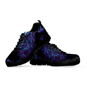 Virgo And Astrological Signs Print Black Running Shoes