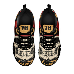 Volunteer Firefighter Print Black Running Shoes