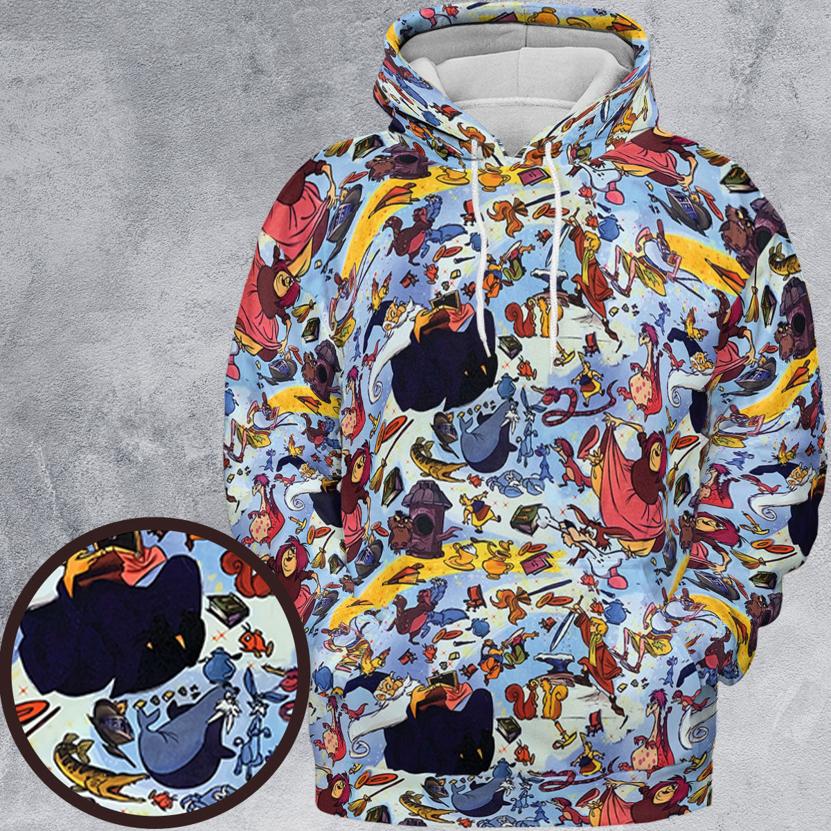 King Arthur Sword And The Stone All-over Print Hoodie