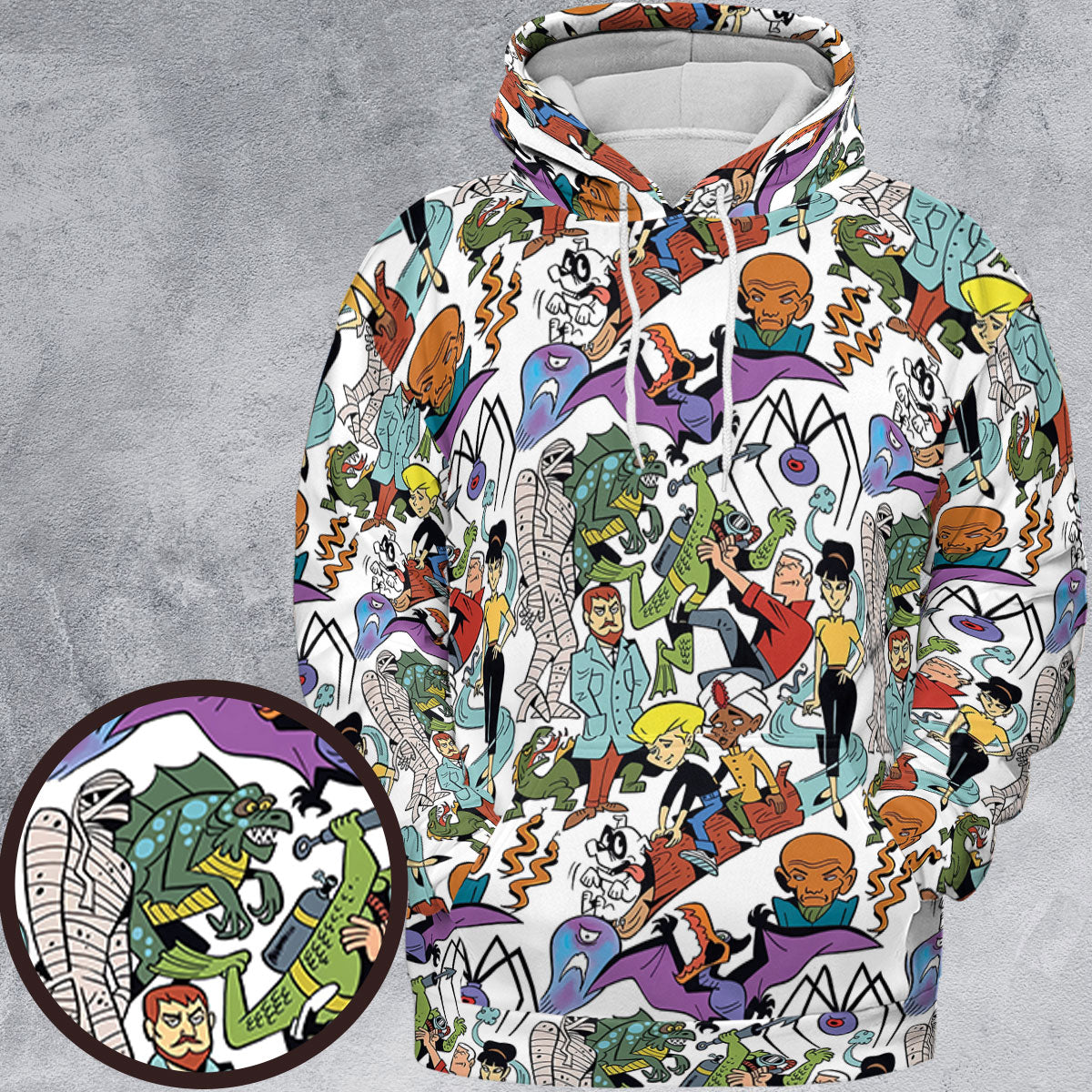 The Adventures Jonny Quest All-over Print Hoodie