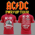 ACDC Merch x Ohio State Buckeyes Football Power Up Tour 2026 T-Shirt Football Lover Gifts - Gearneko
