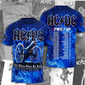 ACDC Power Up Tour 2026 T-Shirt ACDC Music Apparel Present Idea For Brother - Gearneko