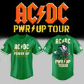 ACDC Merch X Notre Dame Fighting Irish Pwr Up Tour Jersey Best Gift For Brother - Gearneko