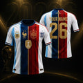 Personalized Argentina x France x Spain x England FIFA World Cup 2026 T-Shirt Soccer Gears - Gearneko