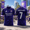 Antoine Griezmann Orlando City Sc 2026 27 Home Jersey Antoine Griezmann Merch Soccer Gears - Gearneko