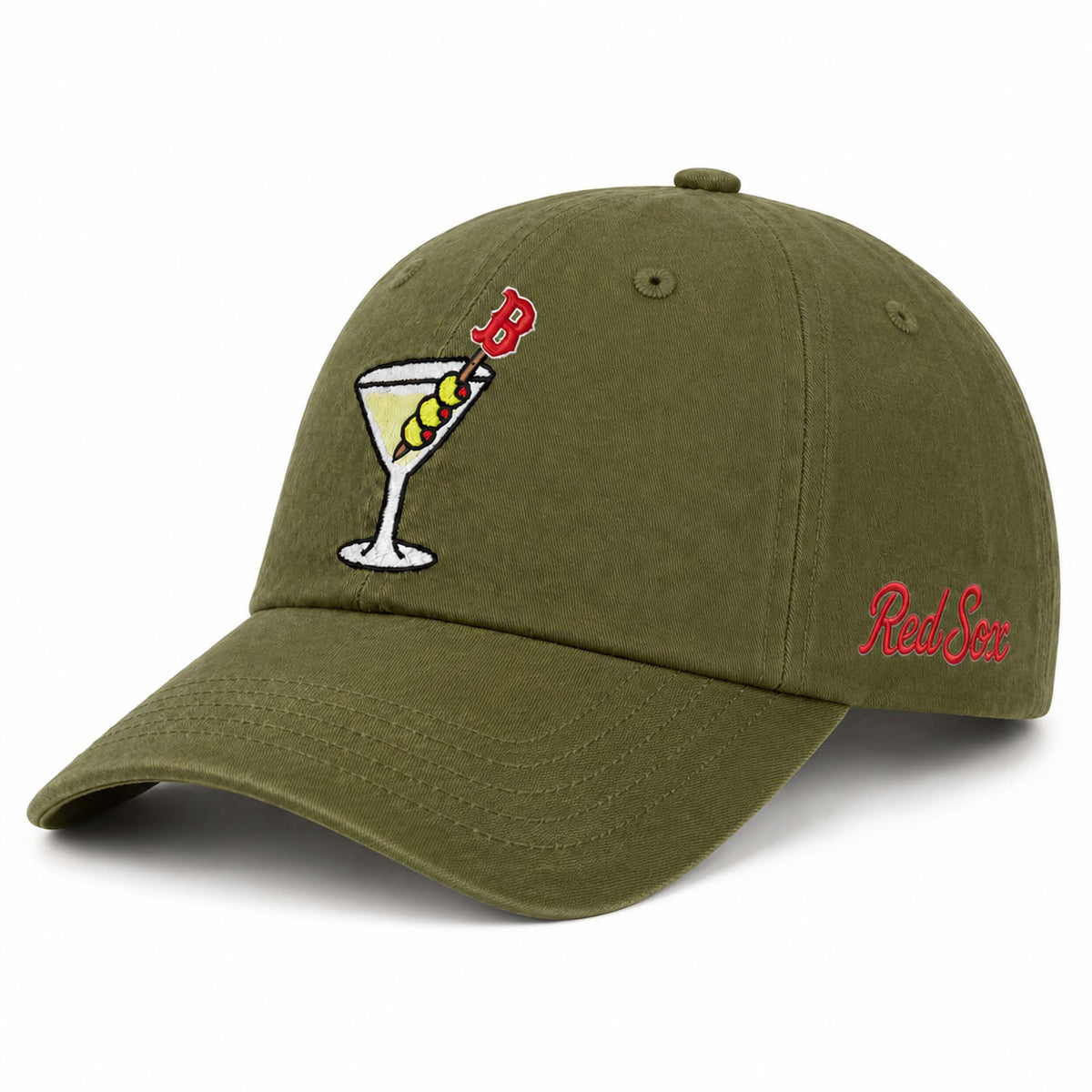 2026 Boston Red Sox Dirty Martini Hat Boston Red Sox Baseball Cap Best Gift For Brother - Gearneko