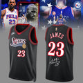 LeBron James Merch x Philadelphia 76ers Jersey Basketball Fan Present Ideas - Gearneko