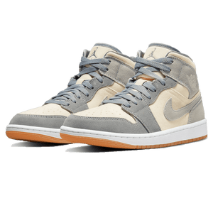 Air Jordan 1 Mid Coconut Milk Particle Grey