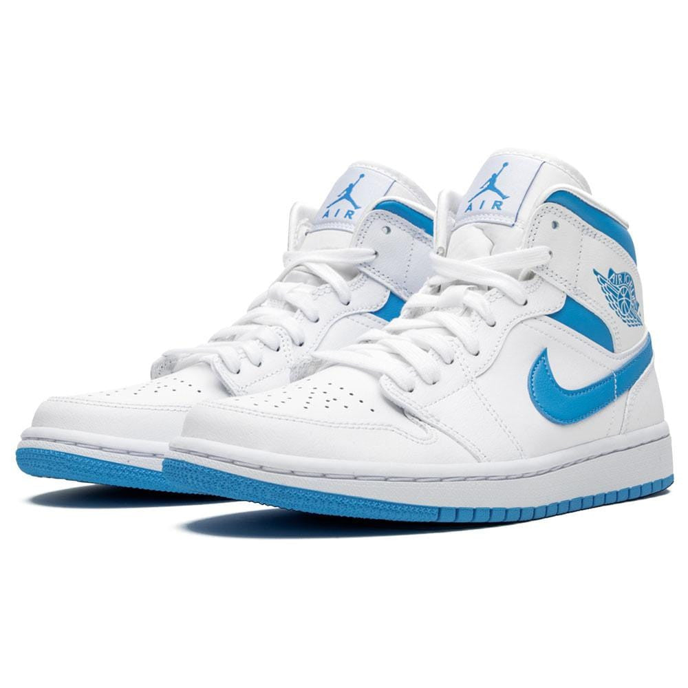 Air Jordan 1 Wmns Mid UNC White Carolina Blue