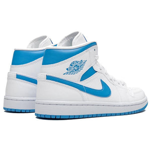 Air Jordan 1 Wmns Mid UNC White Carolina Blue