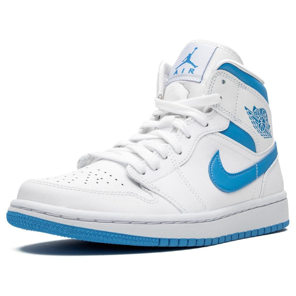 Air Jordan 1 Wmns Mid UNC White Carolina Blue