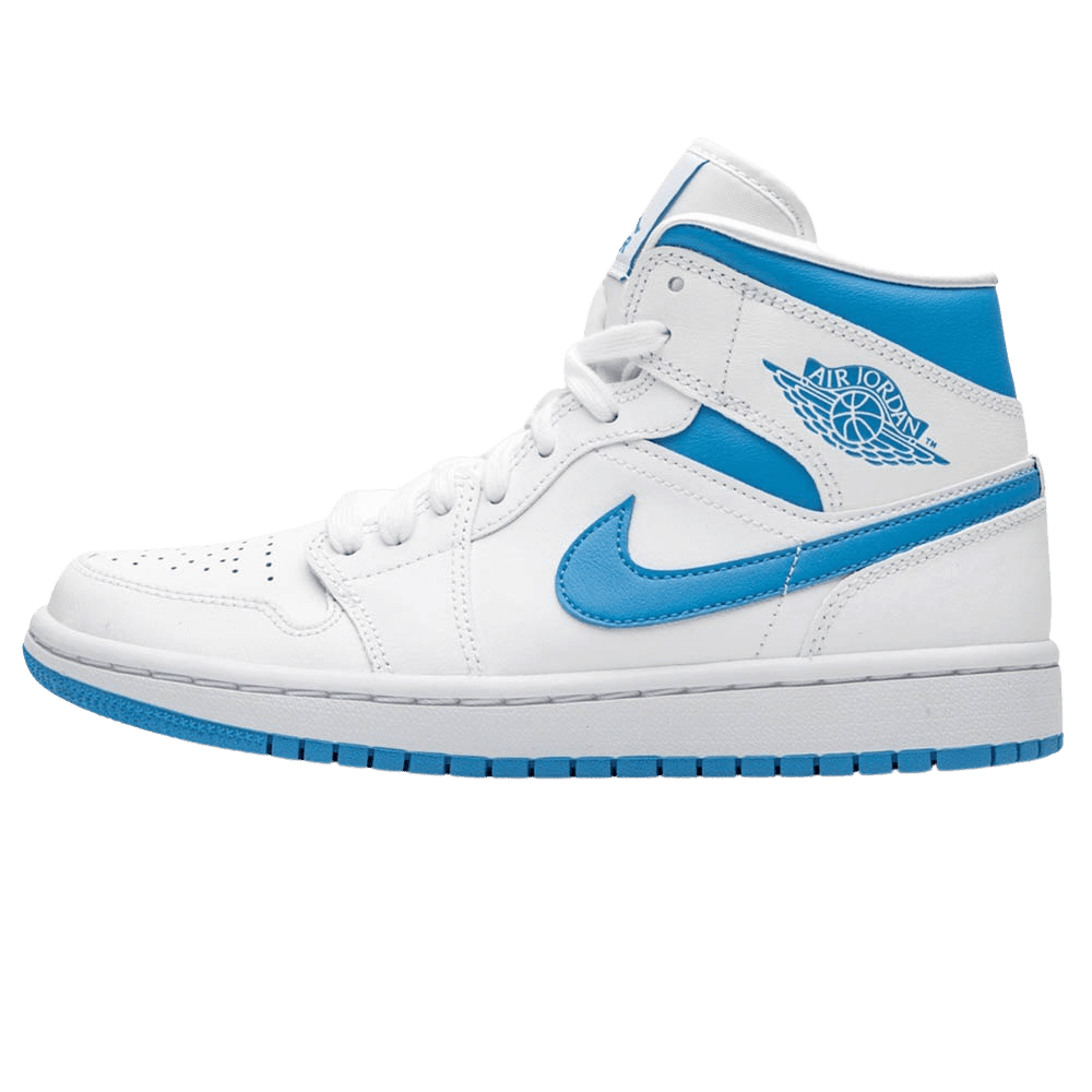 Air Jordan 1 Wmns Mid UNC White Carolina Blue