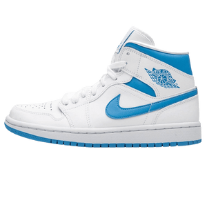 Air Jordan 1 Wmns Mid UNC White Carolina Blue