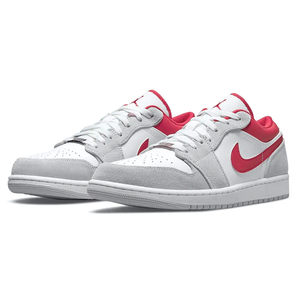 Air Jordan 1 Low SE Light Smoke Grey Gym Red