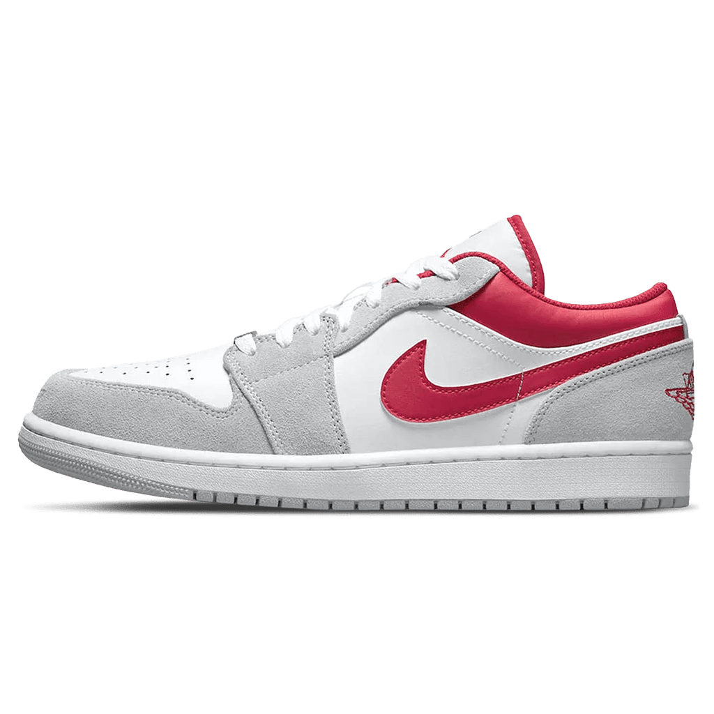 Air Jordan 1 Low SE Light Smoke Grey Gym Red