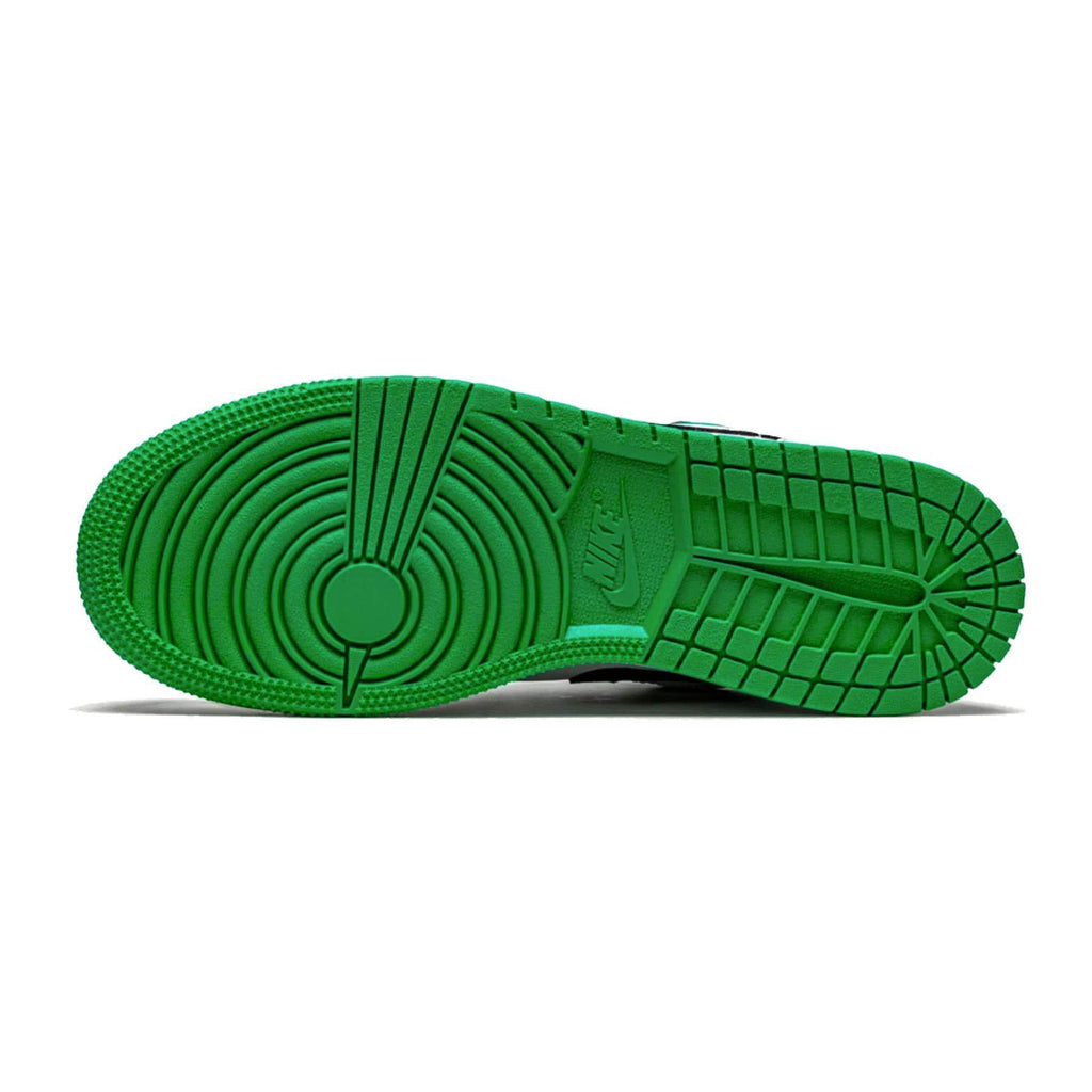 Air Jordan 1 Low GS White Lucky Green