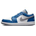 Air Jordan 1 Low True Blue Cement