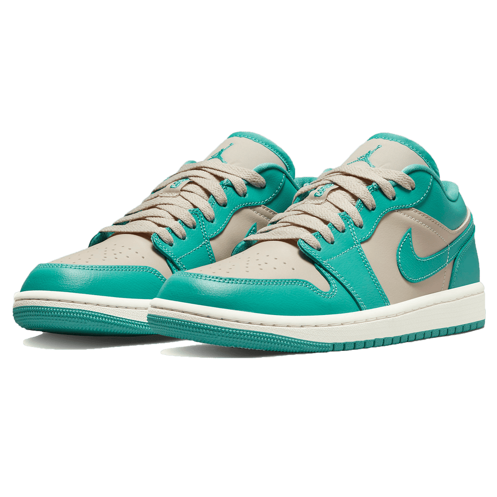 Air Jordan 1 Low Wmns Tropical Teal Sandy Beige