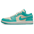 Air Jordan 1 Low Wmns Tropical Teal Sandy Beige