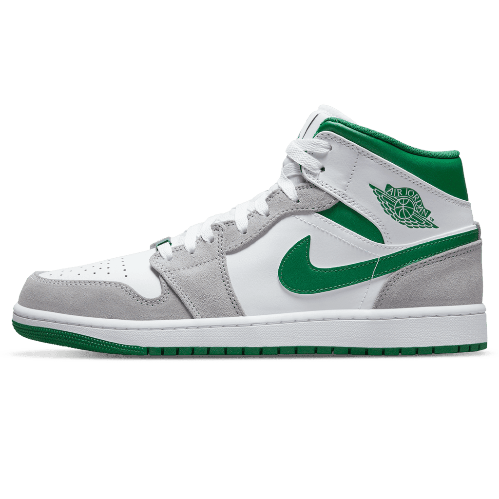 Air Jordan 1 Mid SE Grey Pine Green