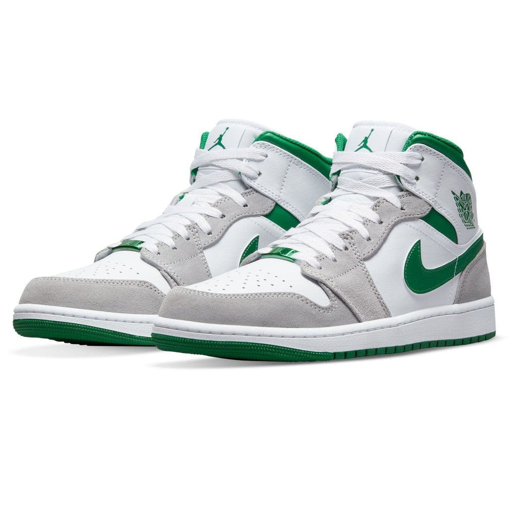 Air Jordan 1 Mid SE Grey Pine Green