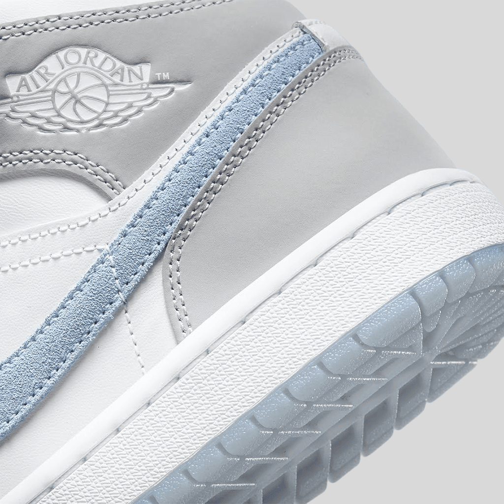 Air Jordan 1 Mid Wolf Grey Blue