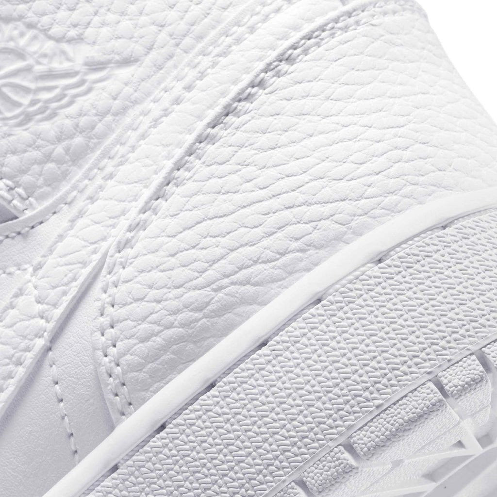 Air Jordan 1 Mid GS Triple White