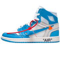 Off White X Air Jordan 1 High UNC Blue White