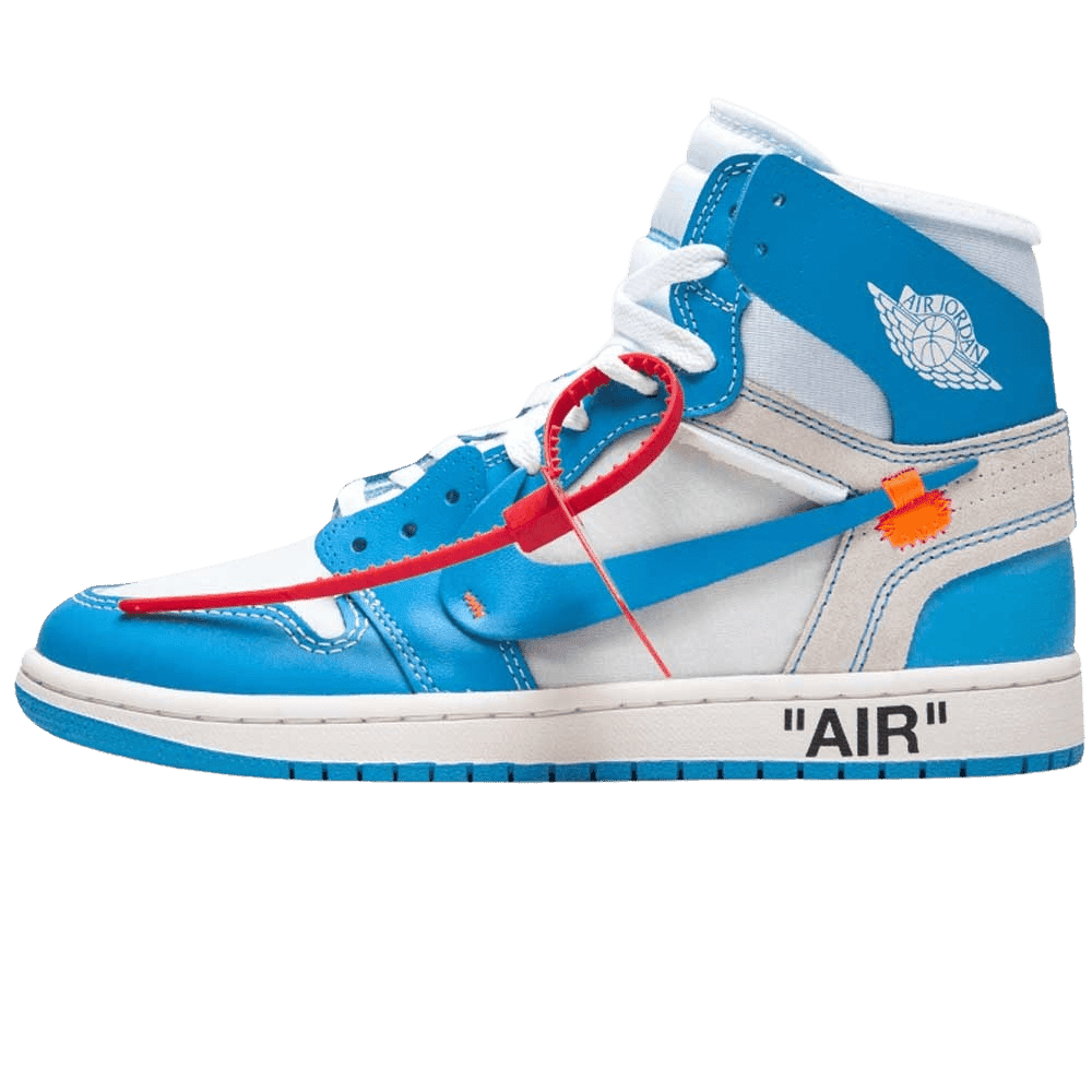 Off White X Air Jordan 1 High UNC Blue White